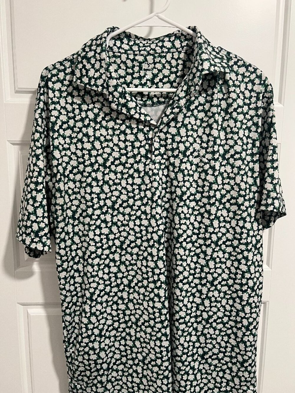 Rhoback Polo Shirt Mens MediumSpring Azalea 2.0 Performance Golf Stretch Masters